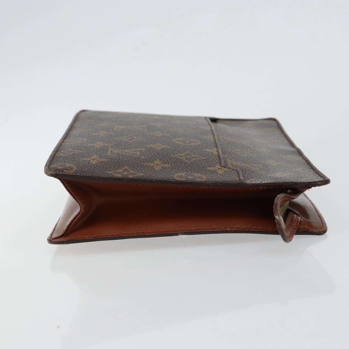 LOUIS VUITTON Monogram Pochette Homme Clutch Bag M51795 LV Auth am9165