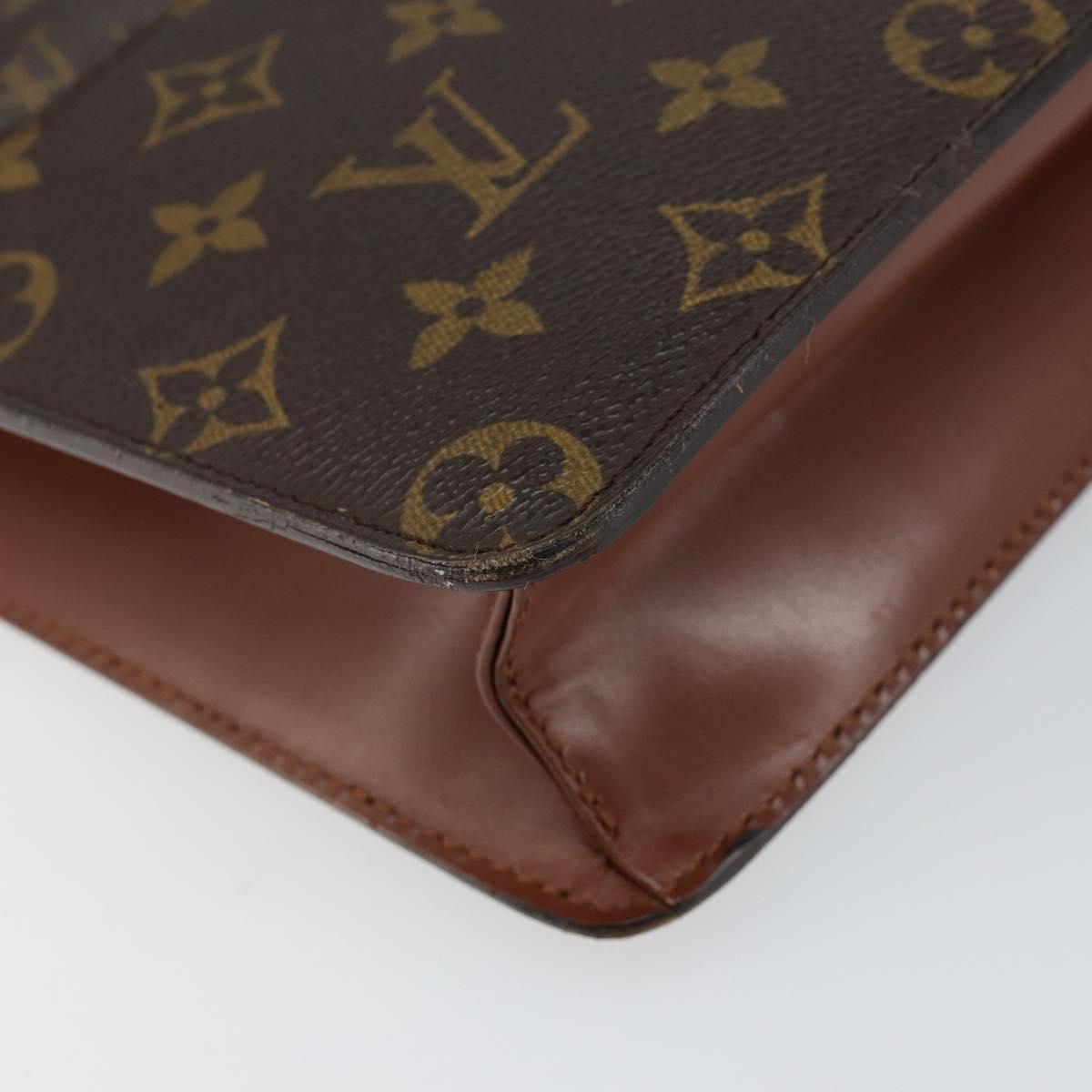 LOUIS VUITTON Monogram Pochette Homme Clutch Bag M51795 LV Auth am9165