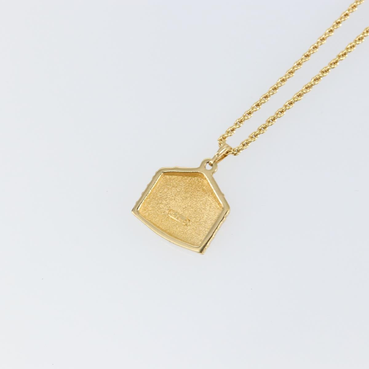 Christian Dior Necklace metal Gold Auth am9174