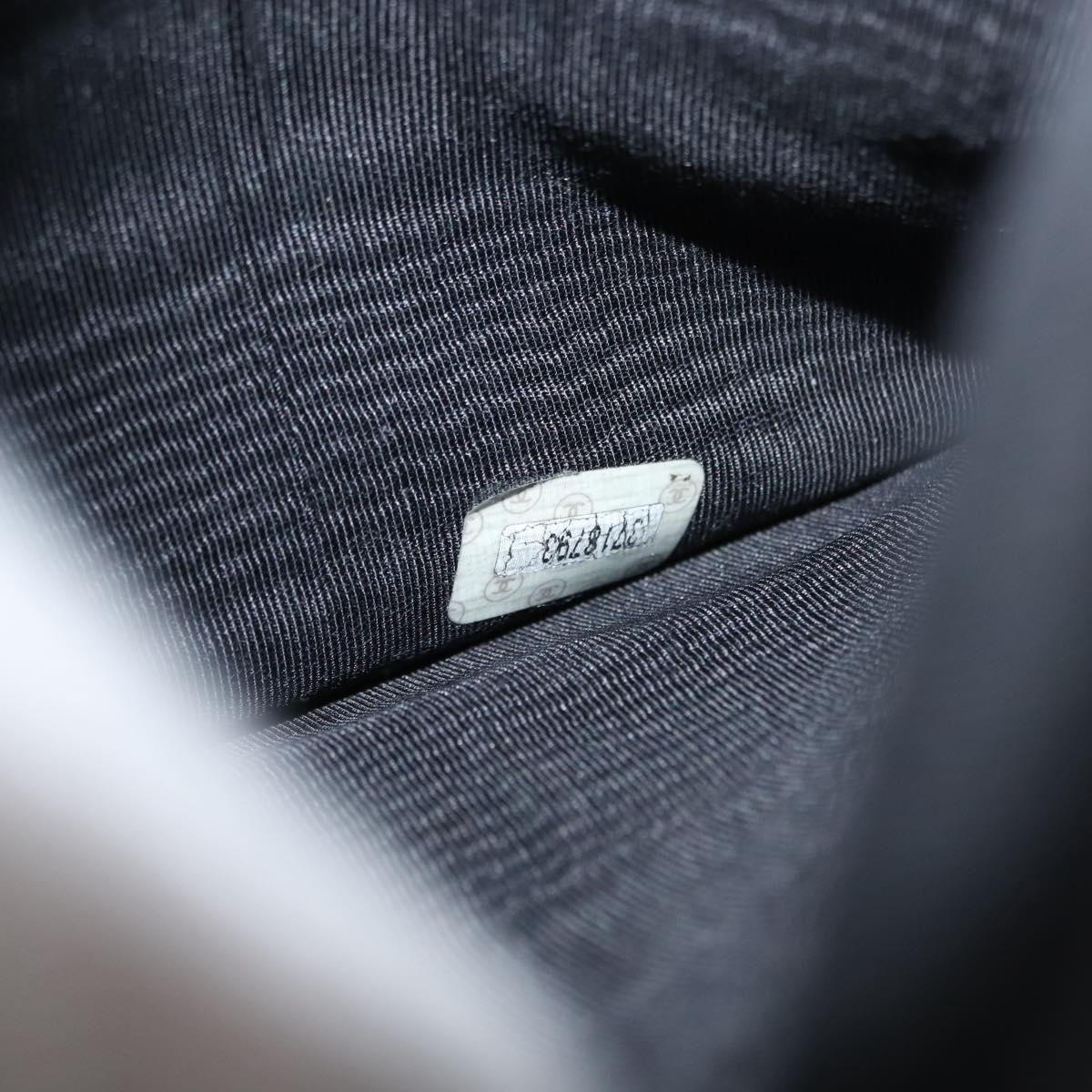 CHANEL Bicolore Long Wallet Lamb Skin Black Gold CC Auth am9177