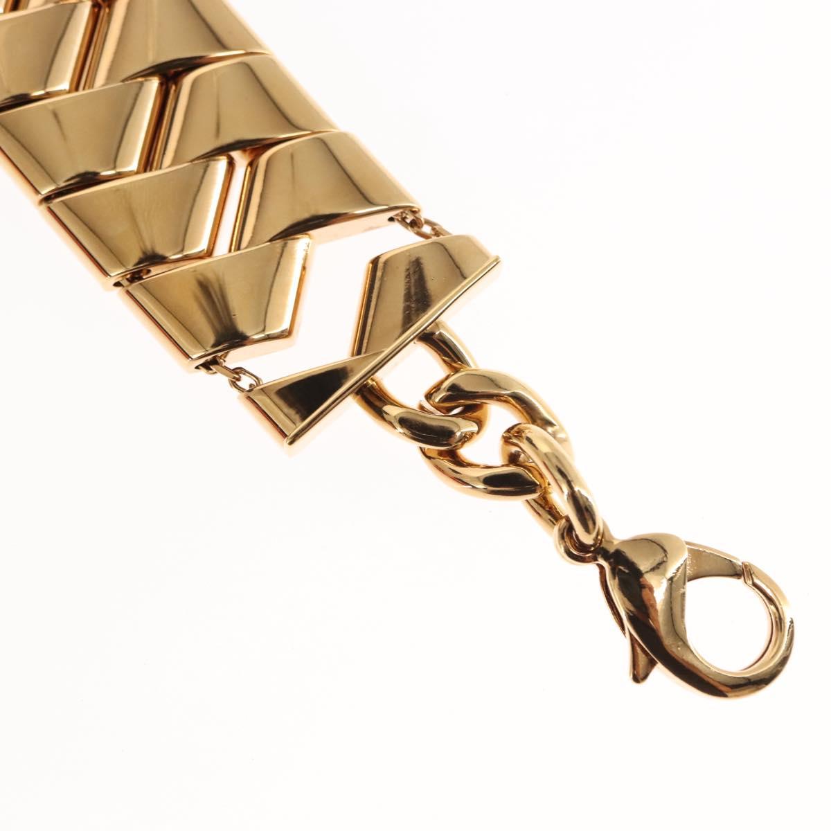 VERSACE Necklace metal Gold Auth am9188