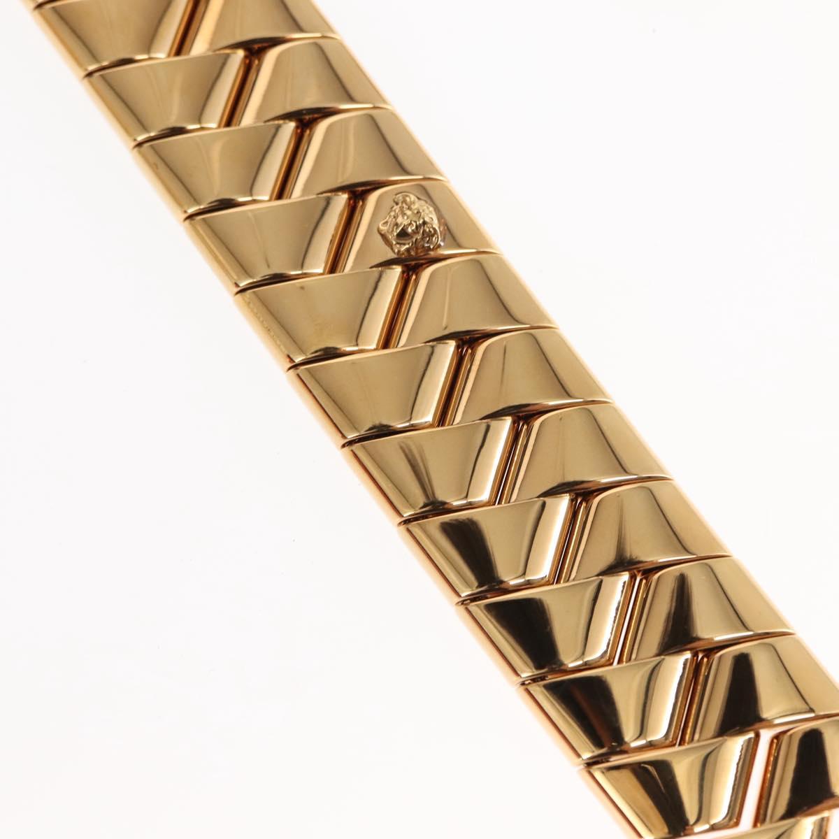 VERSACE Necklace metal Gold Auth am9188