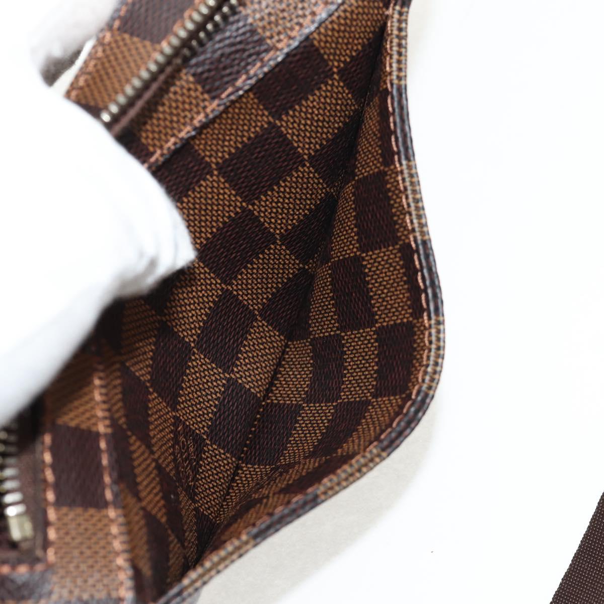 LOUIS VUITTON Damier Ebene Geronimos Shoulder Bag N51994 LV Auth am9198V