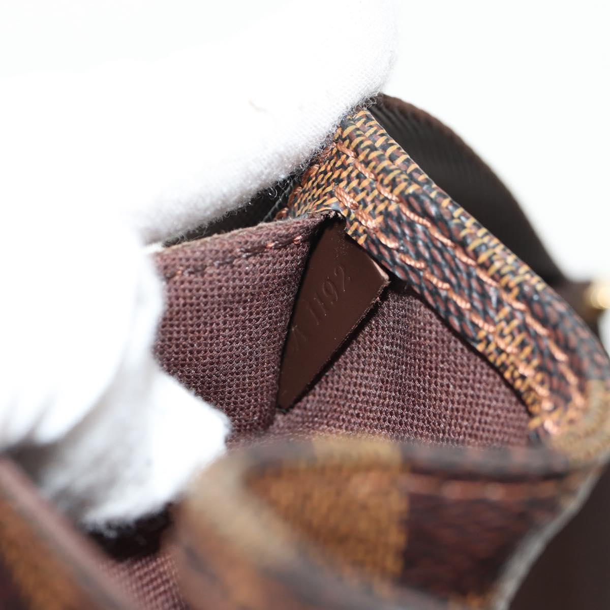 LOUIS VUITTON Damier Ebene Geronimos Shoulder Bag N51994 LV Auth am9198V