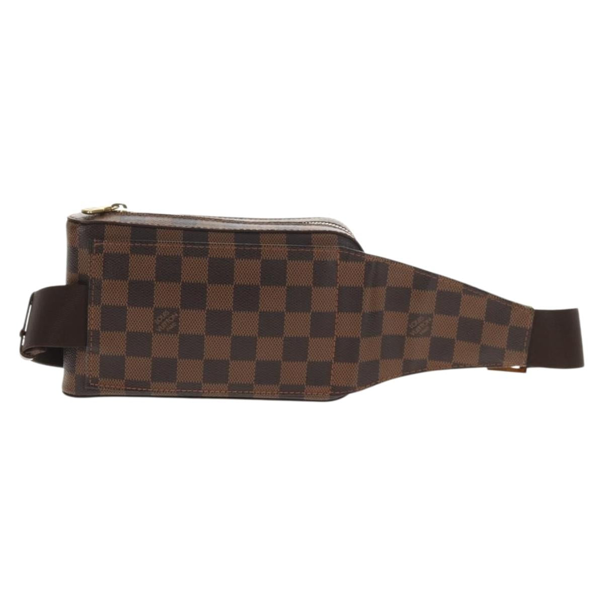 LOUIS VUITTON Damier Ebene Geronimos Shoulder Bag N51994 LV Auth am9198V