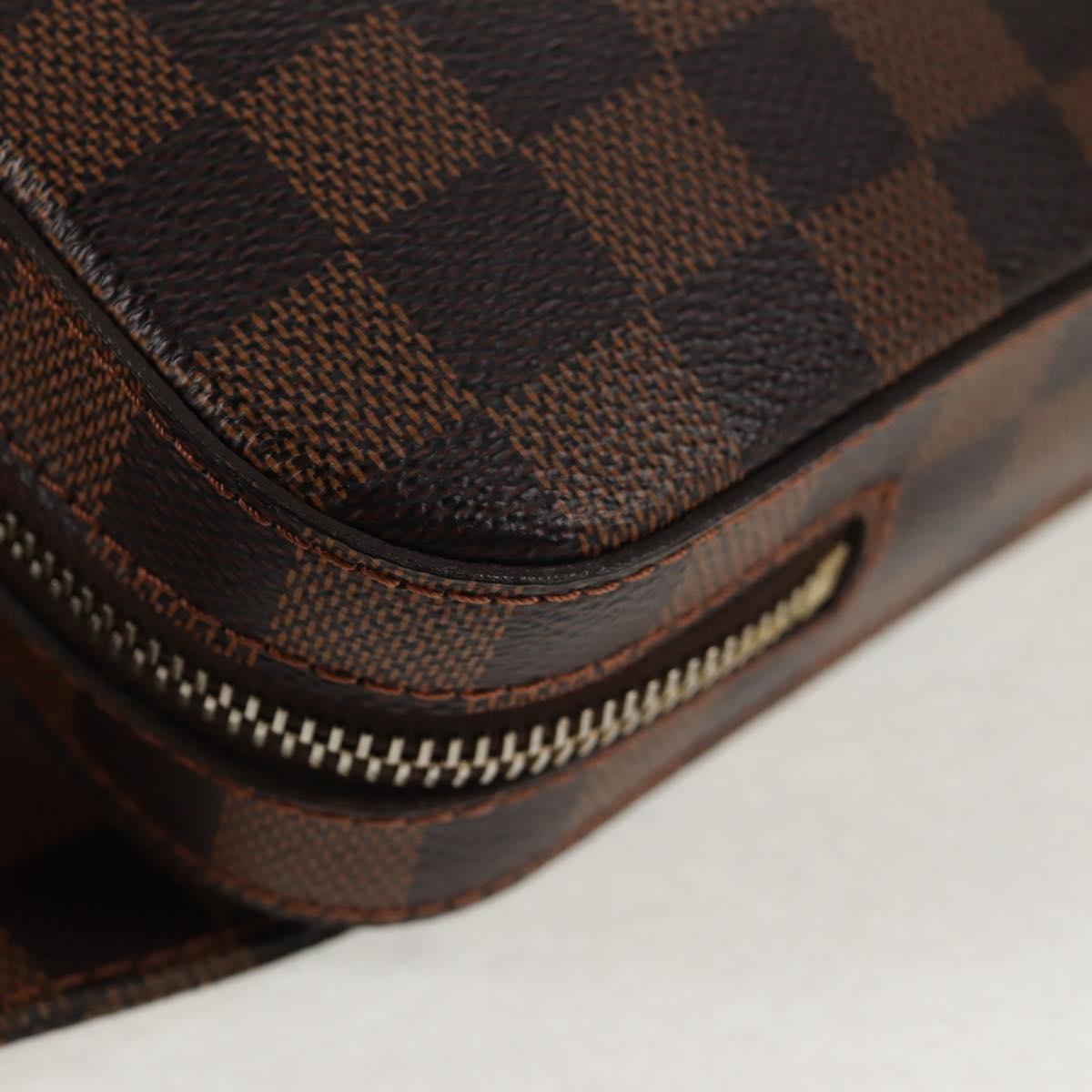 LOUIS VUITTON Damier Ebene Geronimos Shoulder Bag N51994 LV Auth am9198V