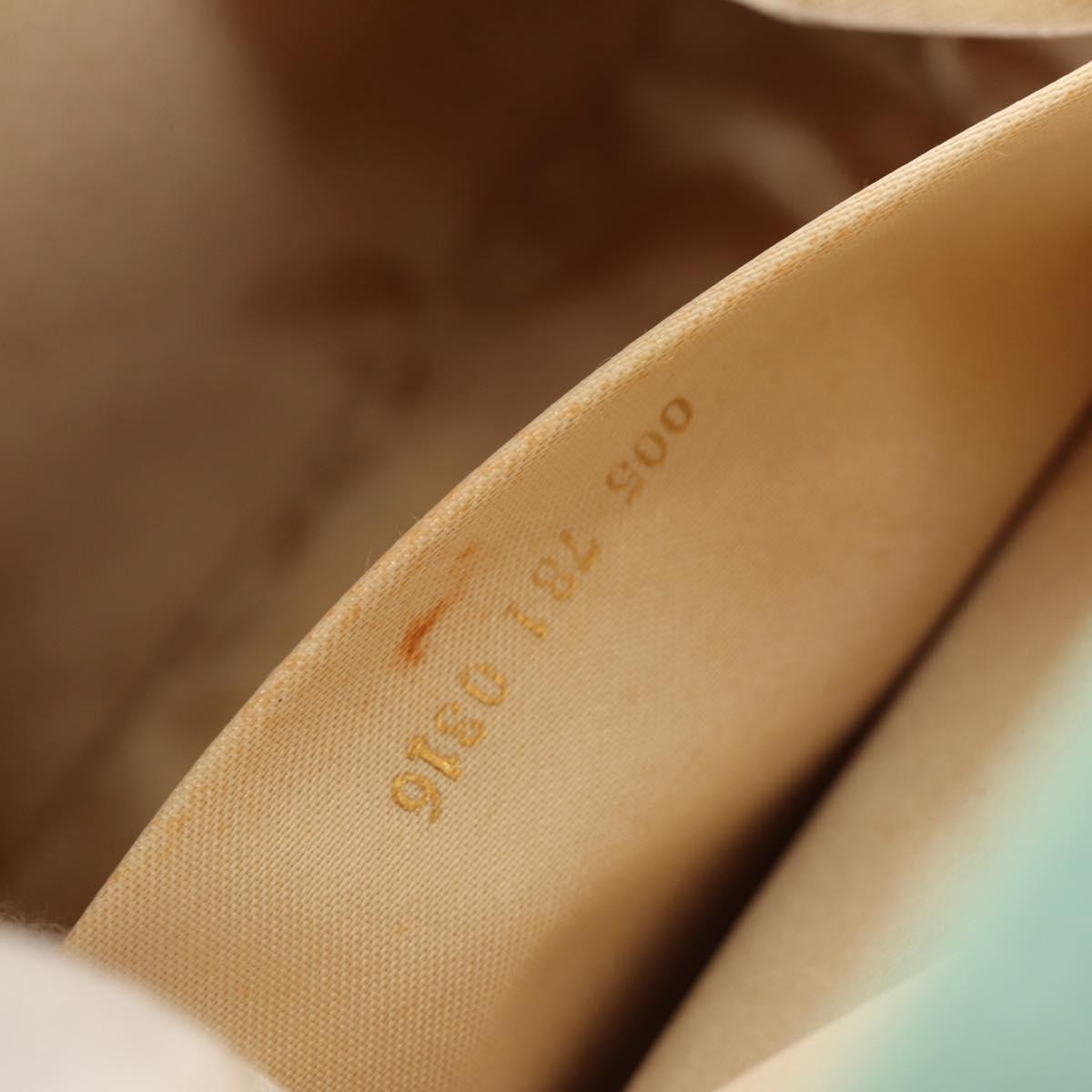 GUCCI Horsebit Backpack Satin Turquoise Blue Gold 005 781 0316 Auth am9199A