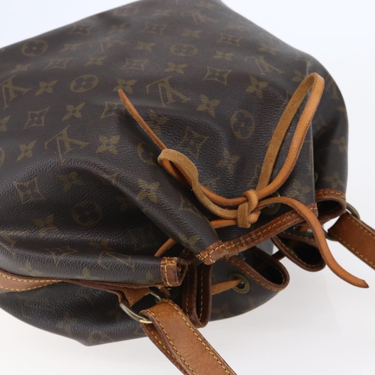 LOUIS VUITTON Monogram Petit Noe Shoulder Bag M42226 LV Auth am9203