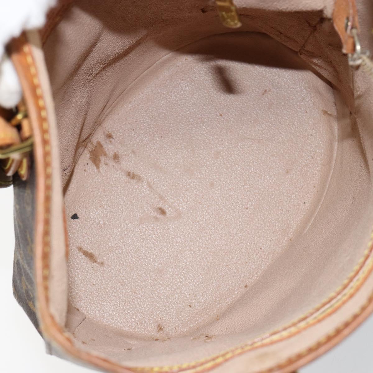 LOUIS VUITTON Monogram Bucket PM Shoulder Bag M42238 LV Auth am9204