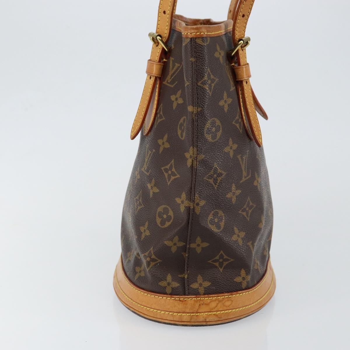LOUIS VUITTON Monogram Bucket PM Shoulder Bag M42238 LV Auth am9204
