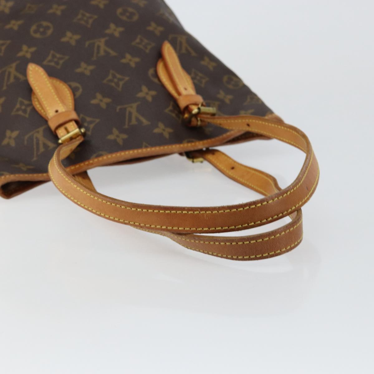 LOUIS VUITTON Monogram Bucket PM Shoulder Bag M42238 LV Auth am9204