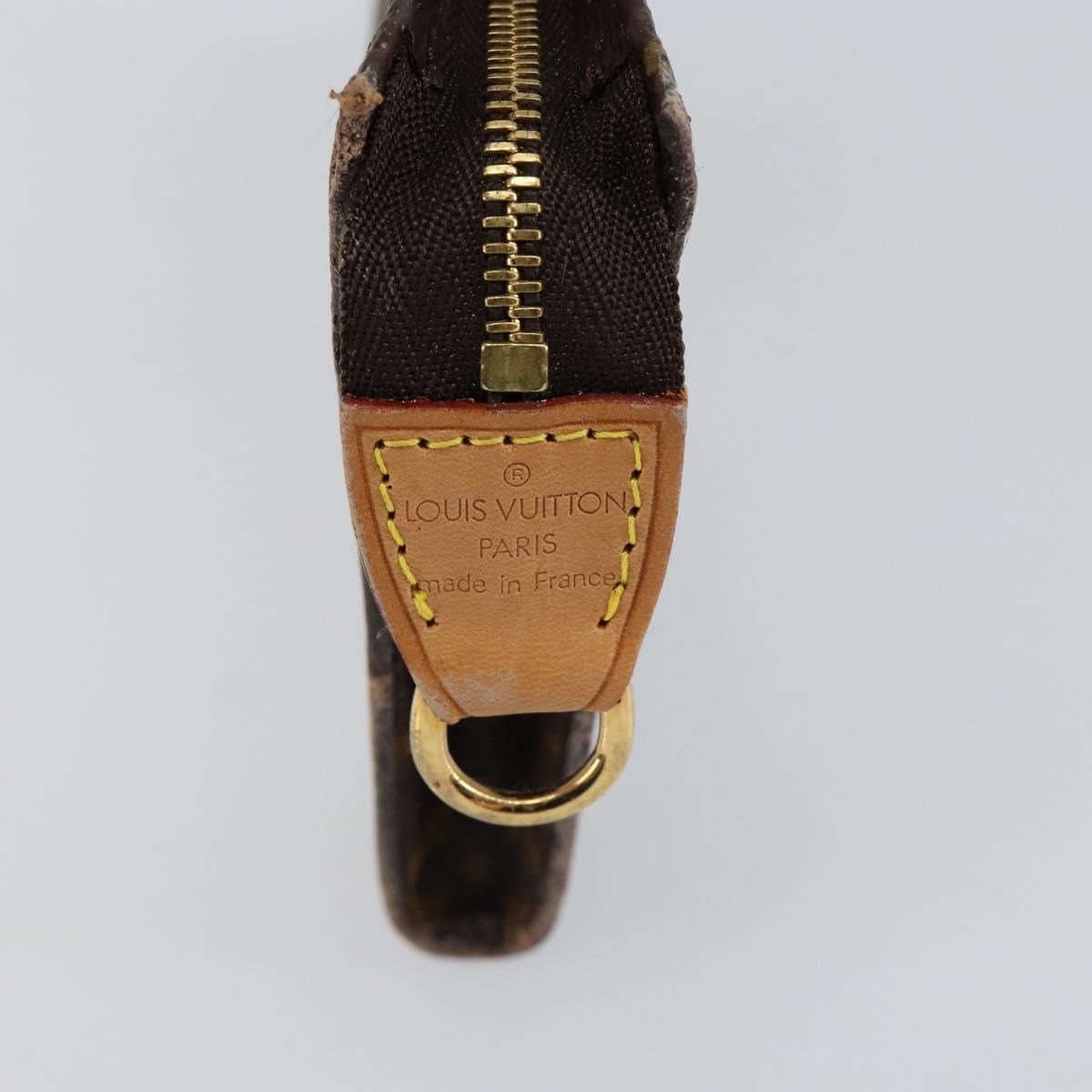 LOUIS VUITTON Monogram Bucket PM Accessory Pouch LV Auth am9205