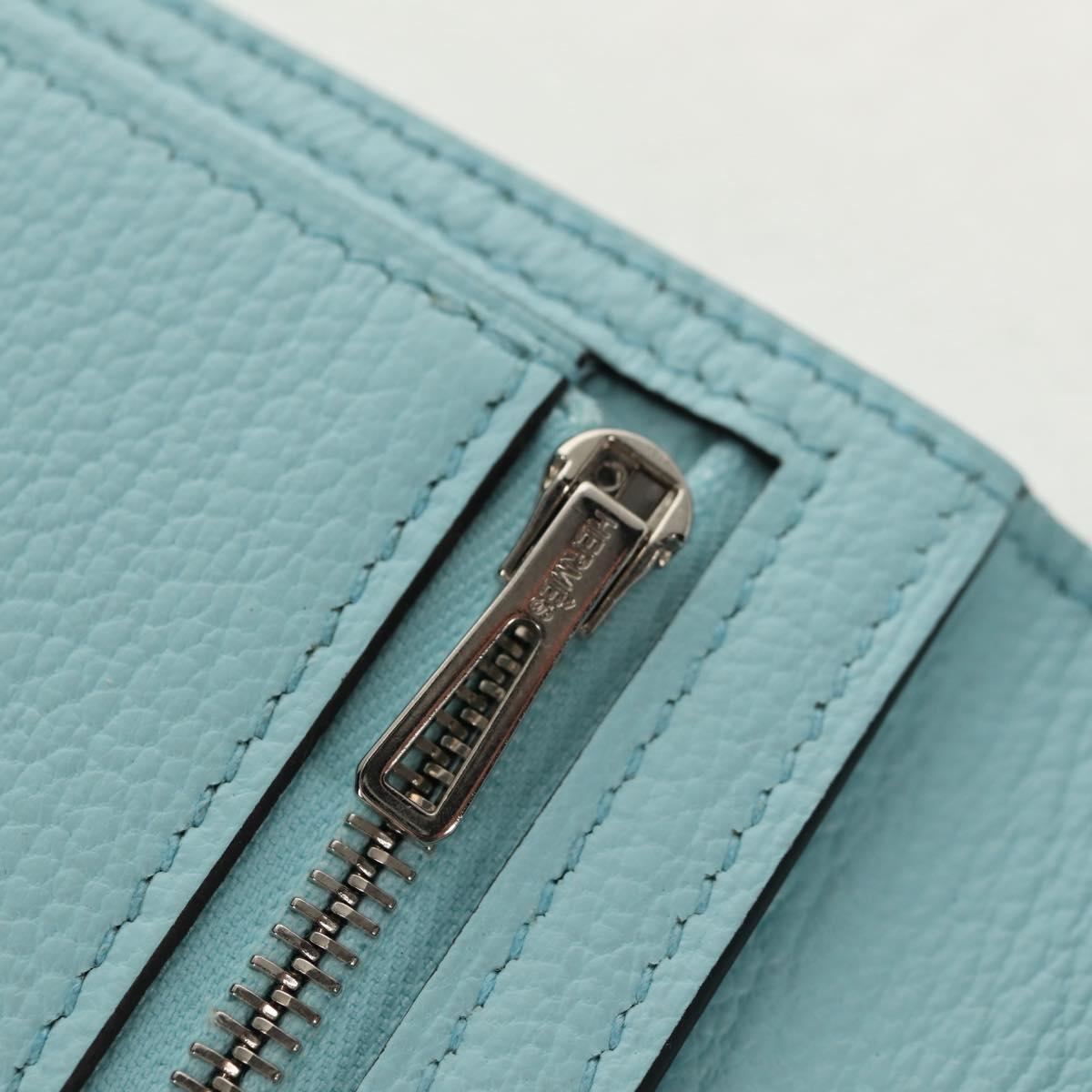 HERMES Bane Souffle Wallet Shave Light Blue Auth am9208SM