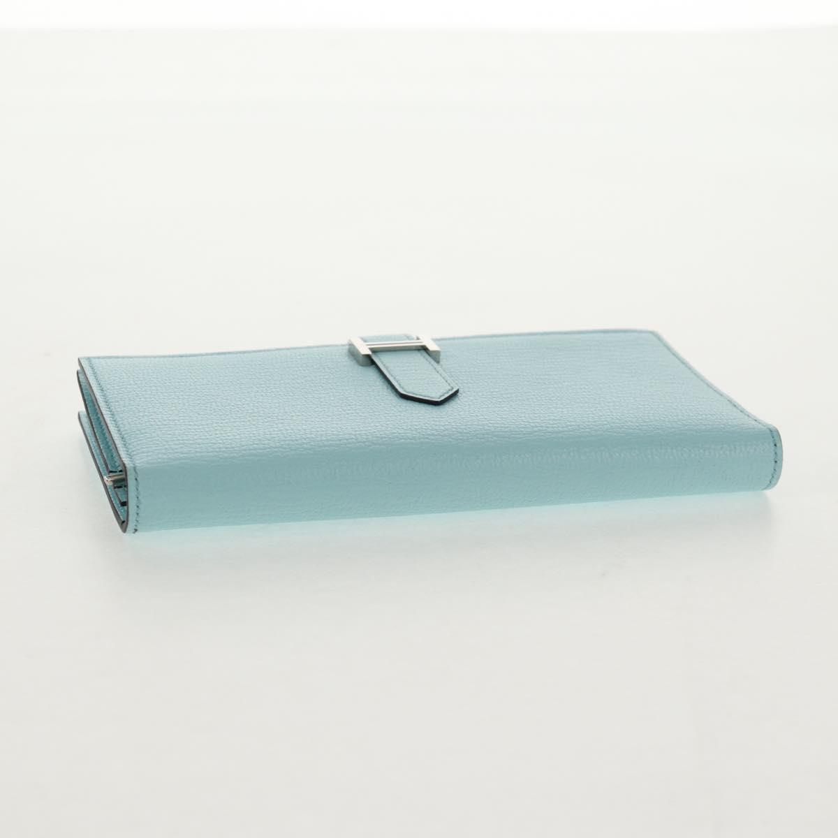 HERMES Bane Souffle Wallet Shave Light Blue Auth am9208SM