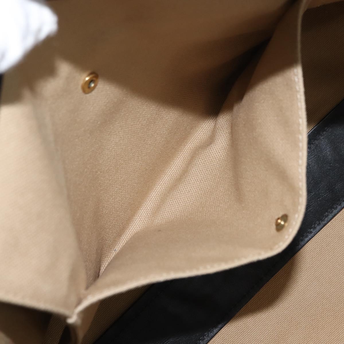 Chloe Alison Tote Bag Leather Pink Black Auth am9218