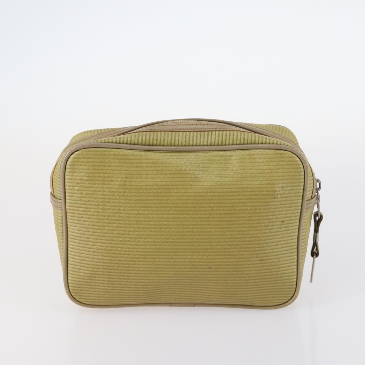 SAINT LAURENT Hand Bag Leather 2Set Black Gold beige Auth am9229