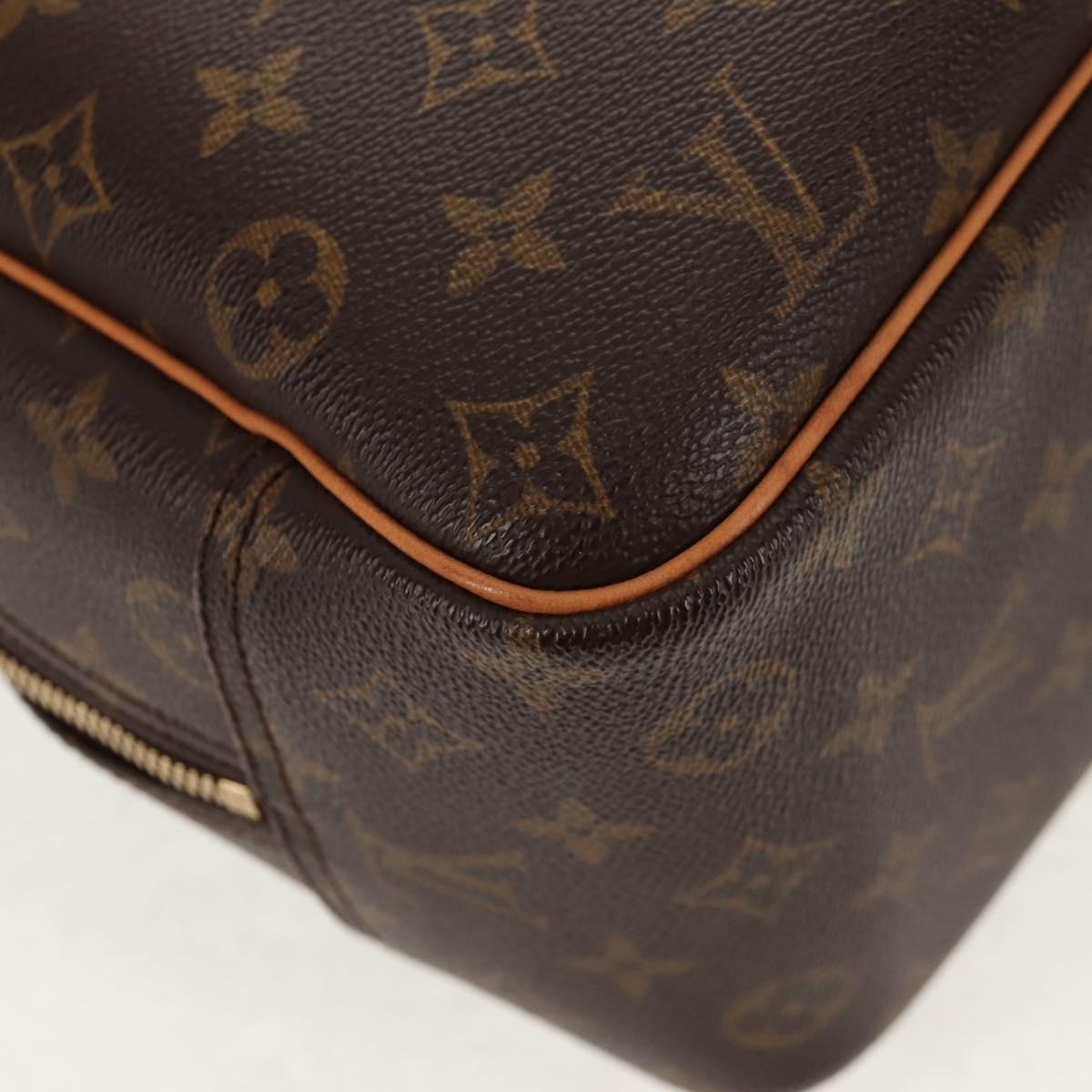 LOUIS VUITTON Monogram Deauville Hand Bag M47270 LV Auth am9230V