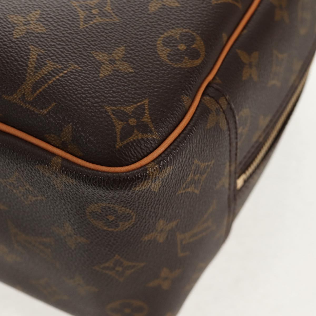 LOUIS VUITTON Monogram Deauville Hand Bag M47270 LV Auth am9230V
