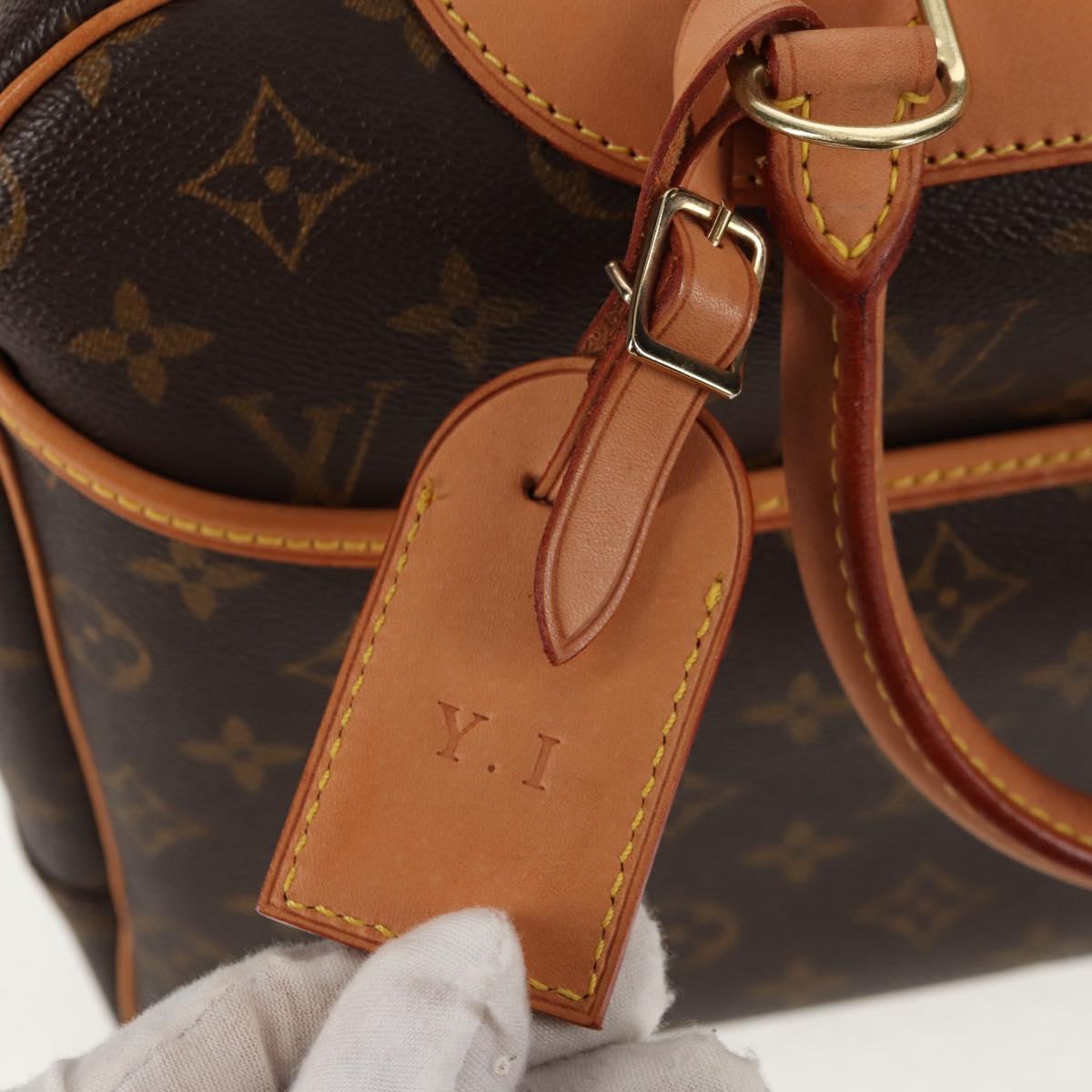 LOUIS VUITTON Monogram Deauville Hand Bag M47270 LV Auth am9230V
