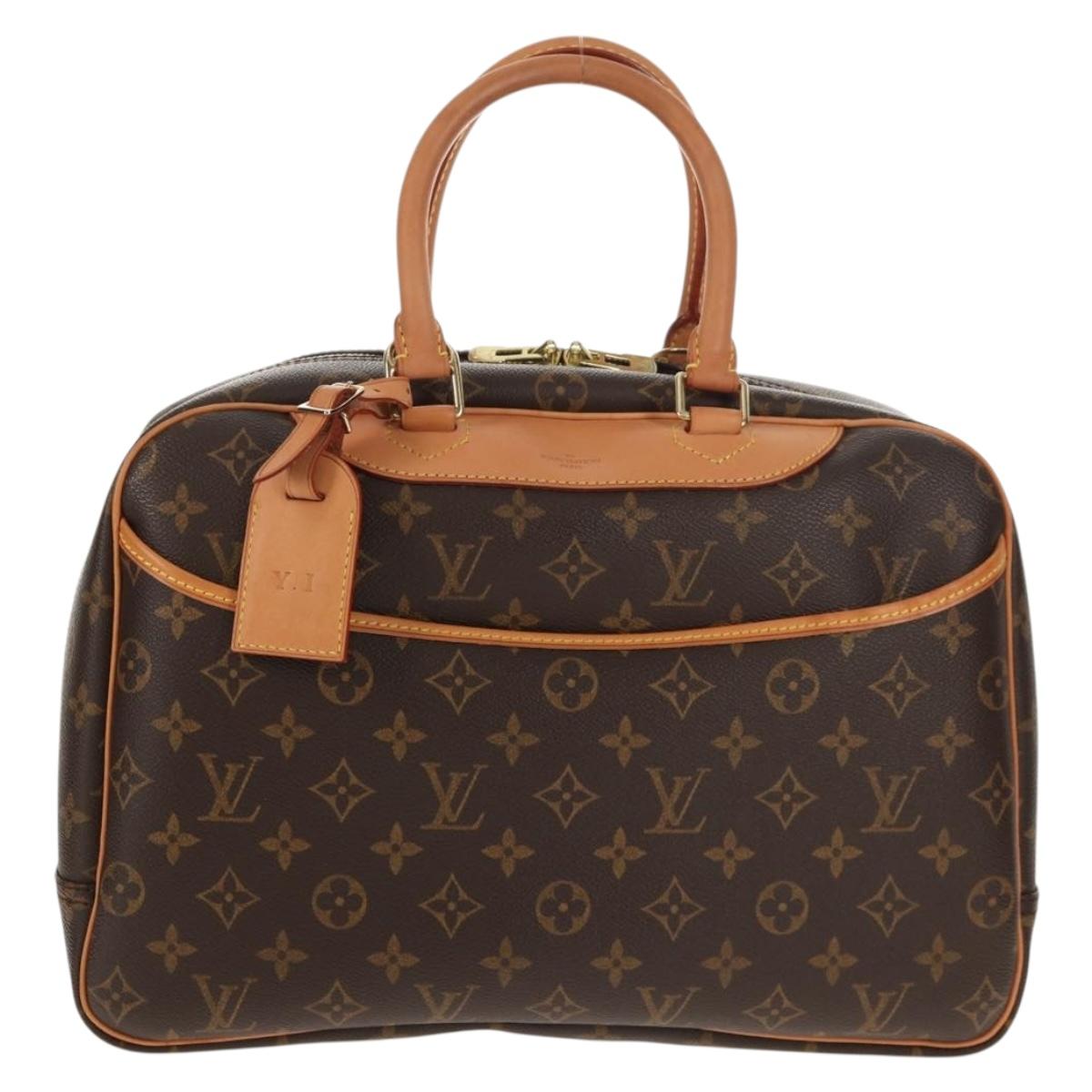 LOUIS VUITTON Monogram Deauville Hand Bag M47270 LV Auth am9230V