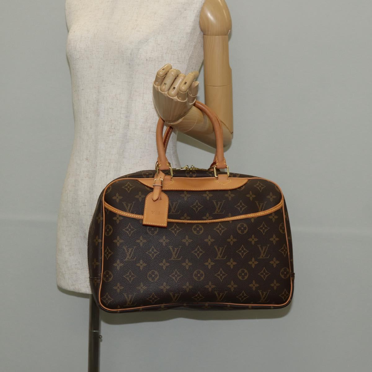LOUIS VUITTON Monogram Deauville Hand Bag M47270 LV Auth am9230V