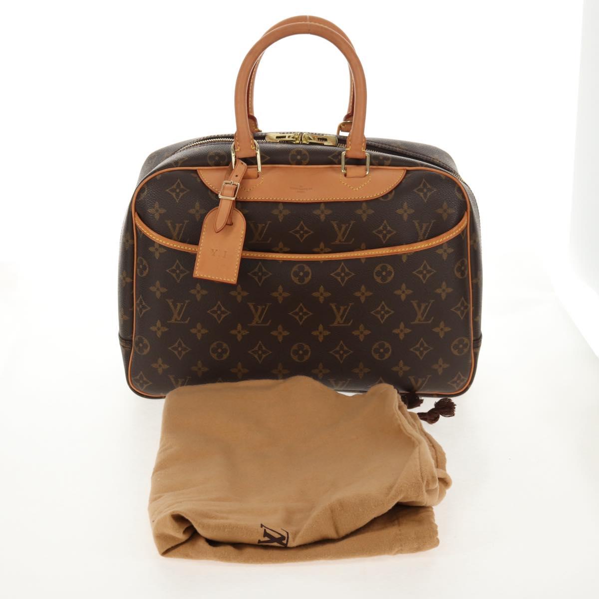 LOUIS VUITTON Monogram Deauville Hand Bag M47270 LV Auth am9230V