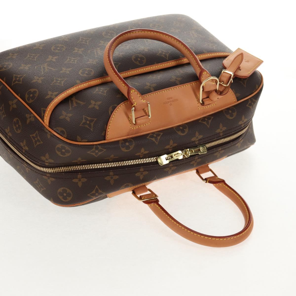 LOUIS VUITTON Monogram Deauville Hand Bag M47270 LV Auth am9230V