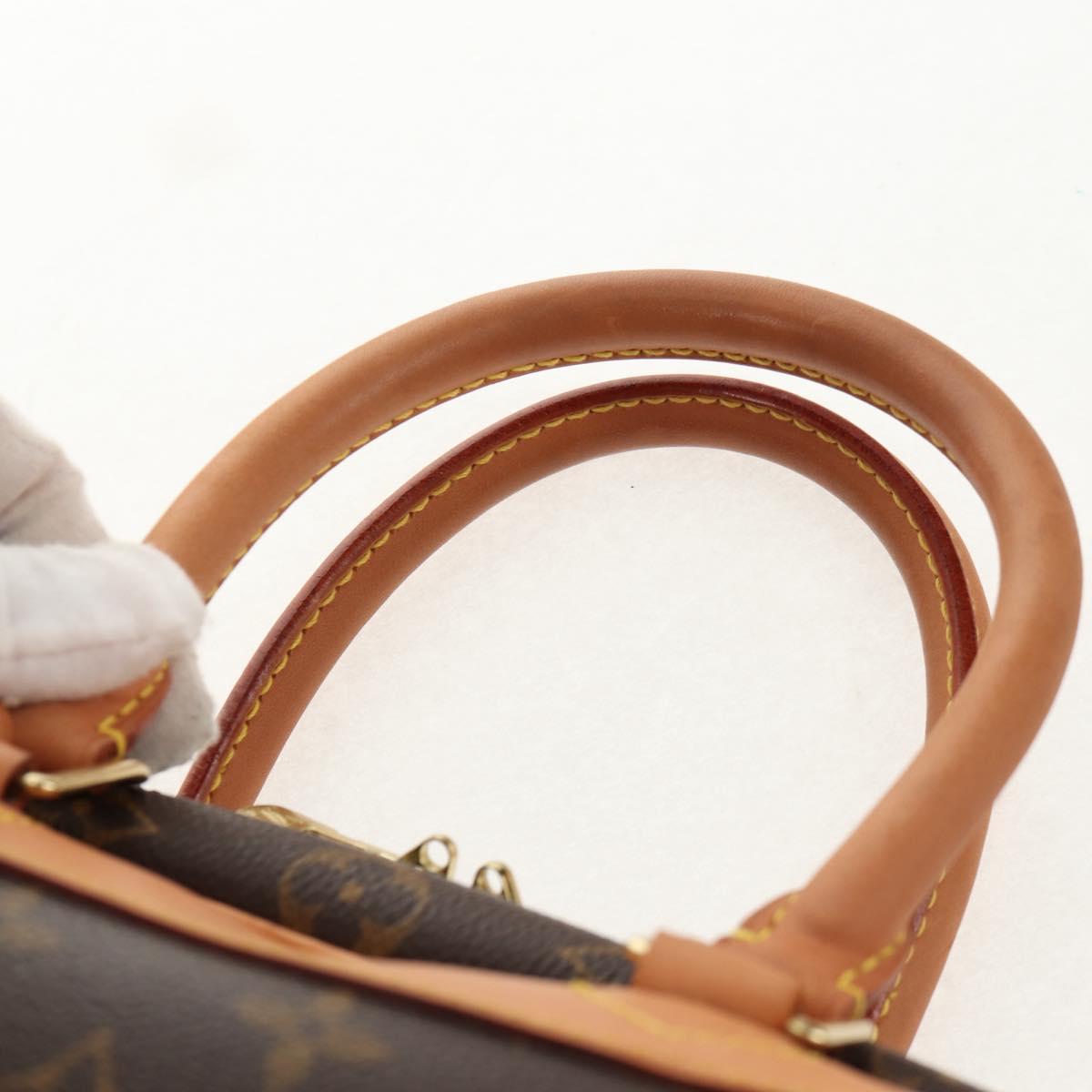 LOUIS VUITTON Monogram Deauville Hand Bag M47270 LV Auth am9230V
