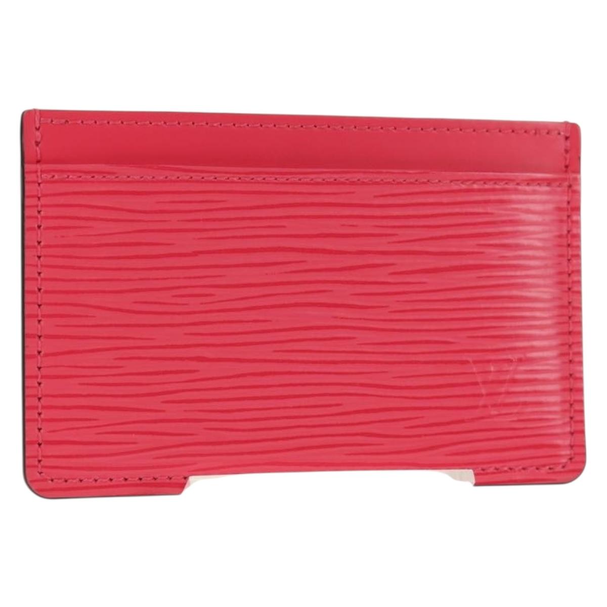 LOUIS VUITTON Epi Porte Cartes Simple Card Case Pink M80109 LV Auth am9234M