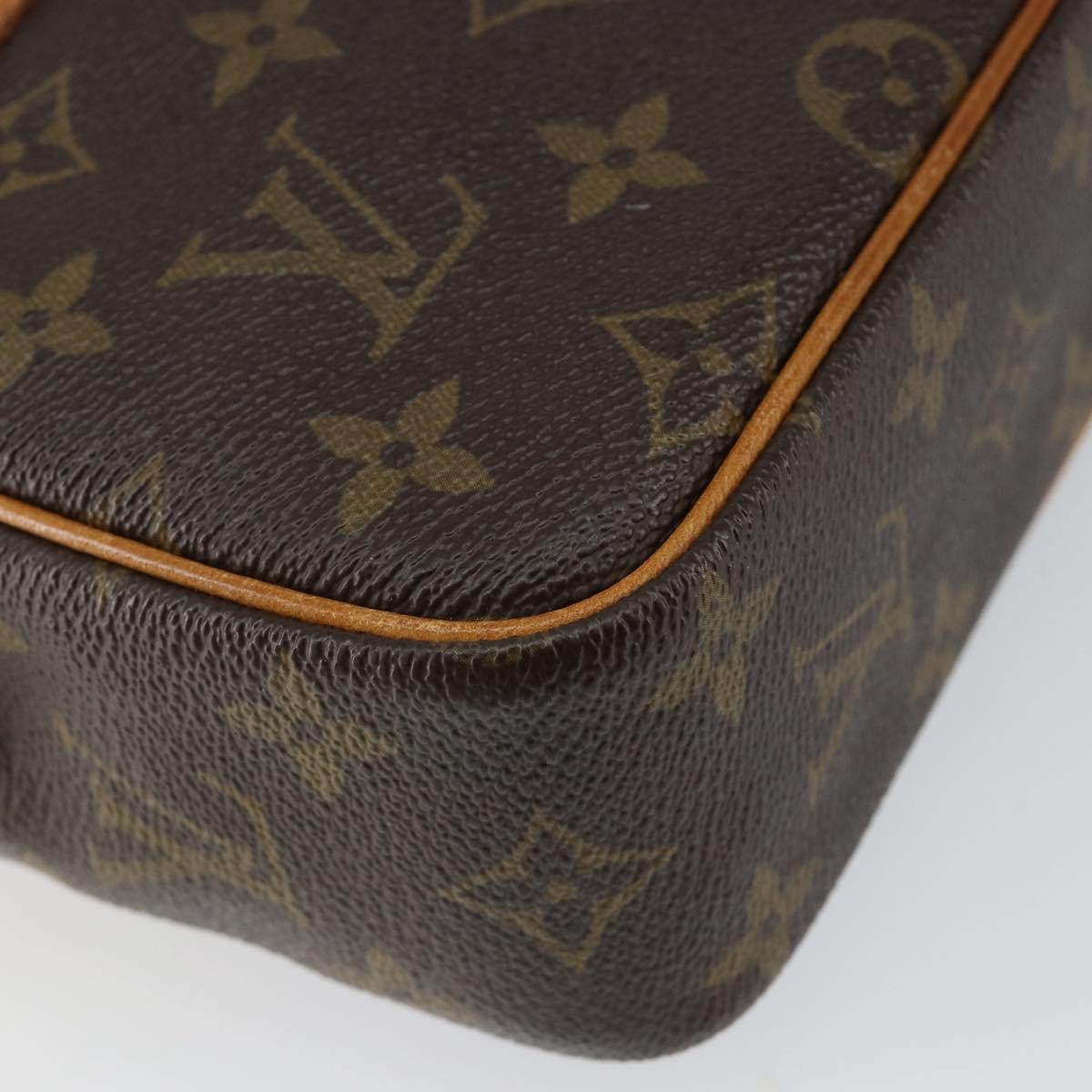 LOUIS VUITTON Monogram Compiegne 23 Clutch Bag M51847 LV Auth am9238