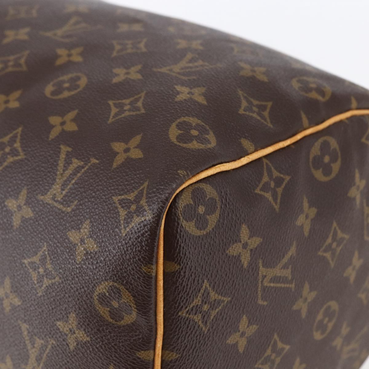 LOUIS VUITTON Monogram Speedy 35 Hand Bag M41524 LV Auth am9241