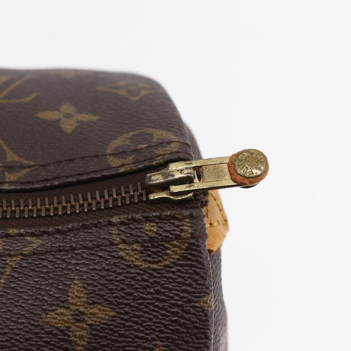 LOUIS VUITTON Monogram Speedy 35 Hand Bag M41524 LV Auth am9241