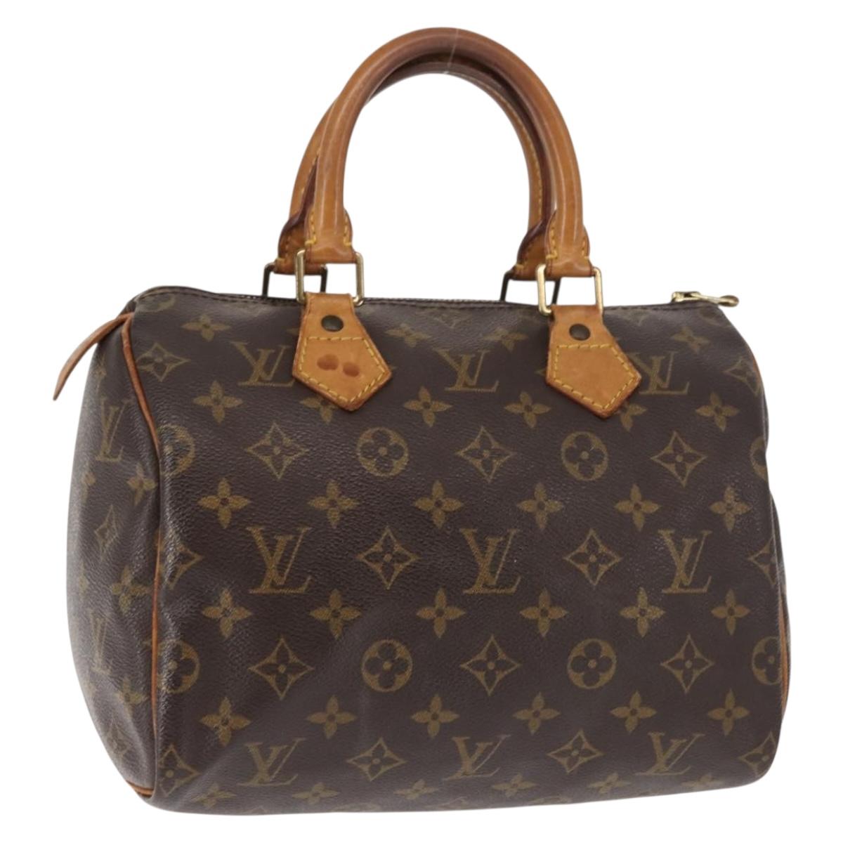 LOUIS VUITTON Monogram Speedy 25 Hand Bag M41528 LV Auth am9245