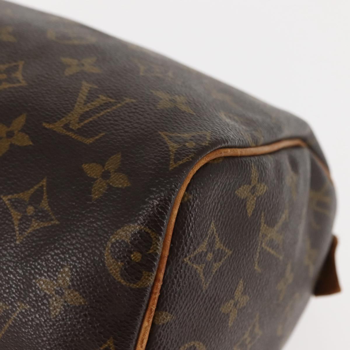 LOUIS VUITTON Monogram Speedy 25 Hand Bag M41528 LV Auth am9245