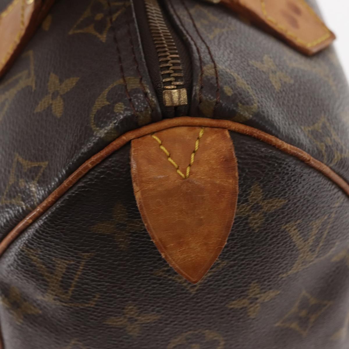 LOUIS VUITTON Monogram Speedy 25 Hand Bag M41528 LV Auth am9245