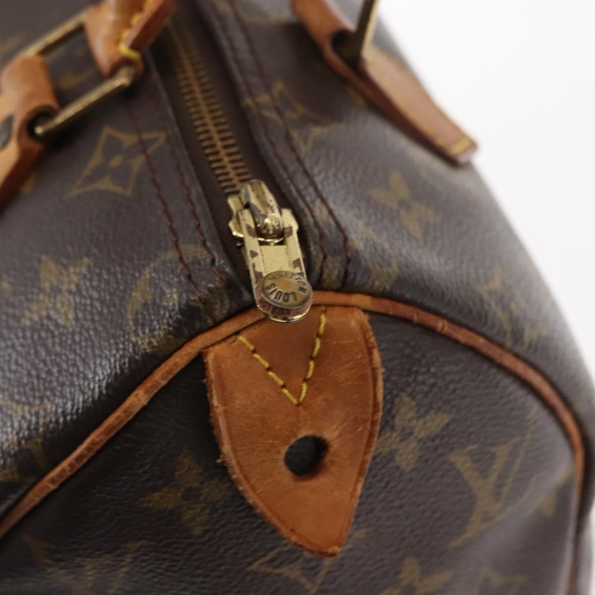 LOUIS VUITTON Monogram Speedy 25 Hand Bag M41528 LV Auth am9245