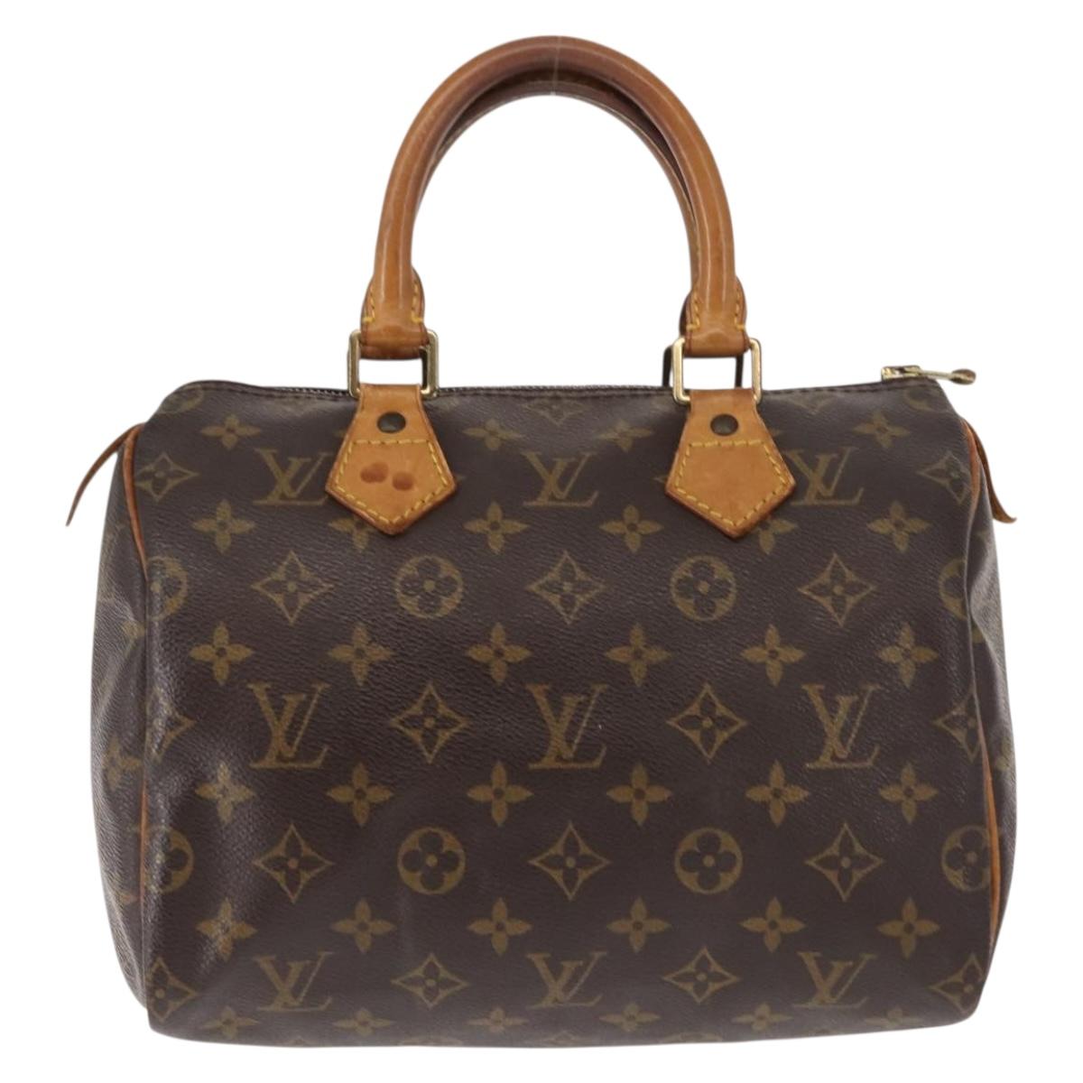 LOUIS VUITTON Monogram Speedy 25 Hand Bag M41528 LV Auth am9245