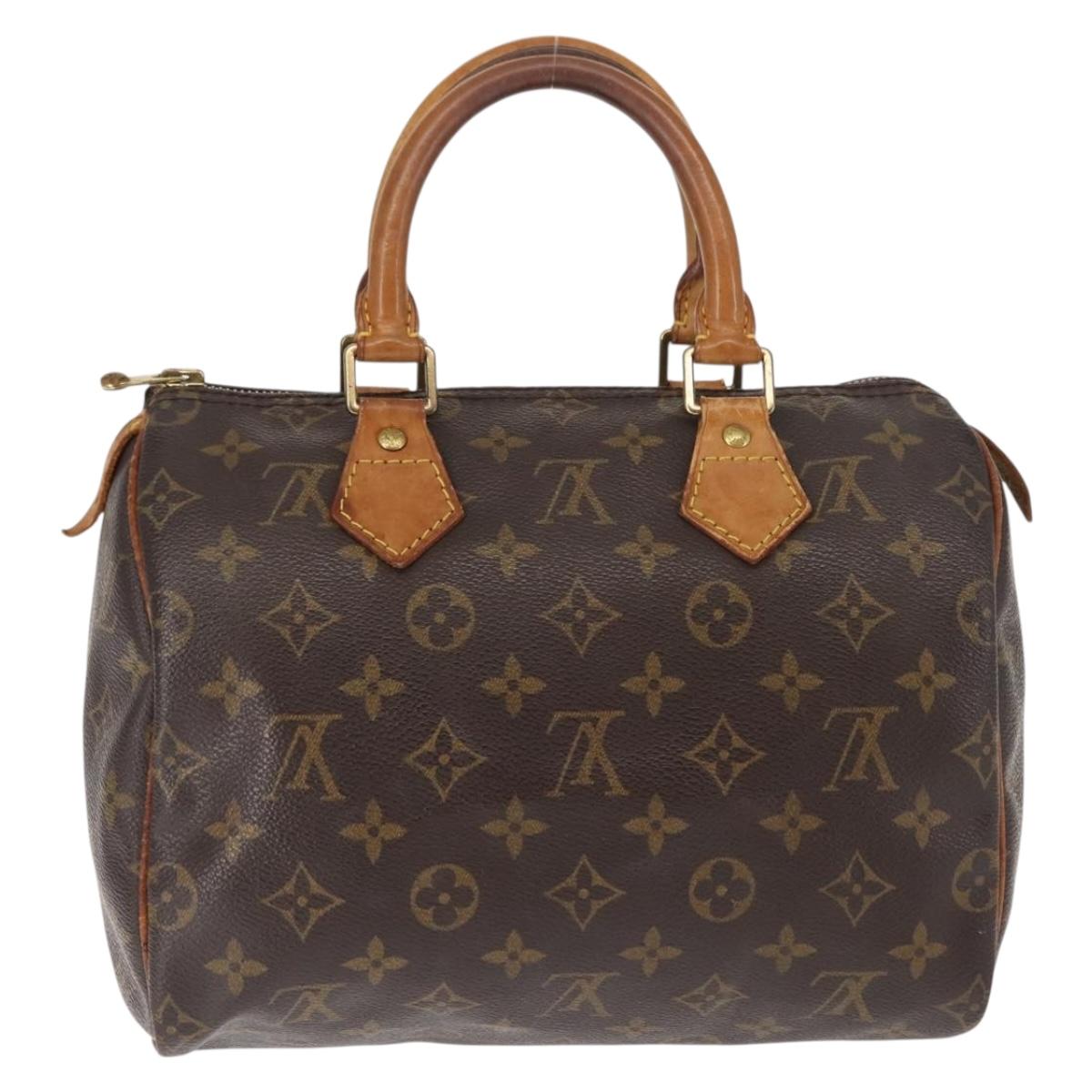 LOUIS VUITTON Monogram Speedy 25 Hand Bag M41528 LV Auth am9245