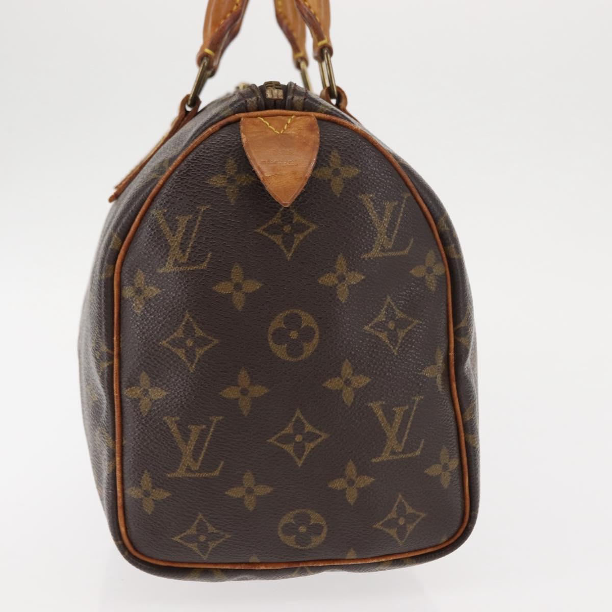 LOUIS VUITTON Monogram Speedy 25 Hand Bag M41528 LV Auth am9245