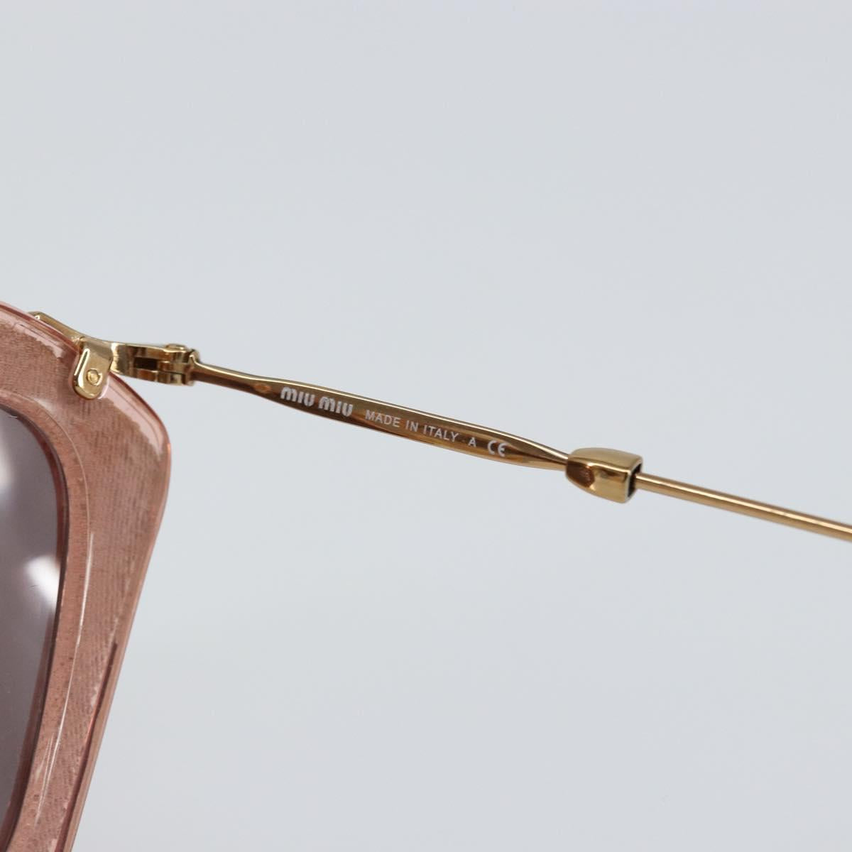 Miu Miu Sunglasses plastic Pink Auth am9253