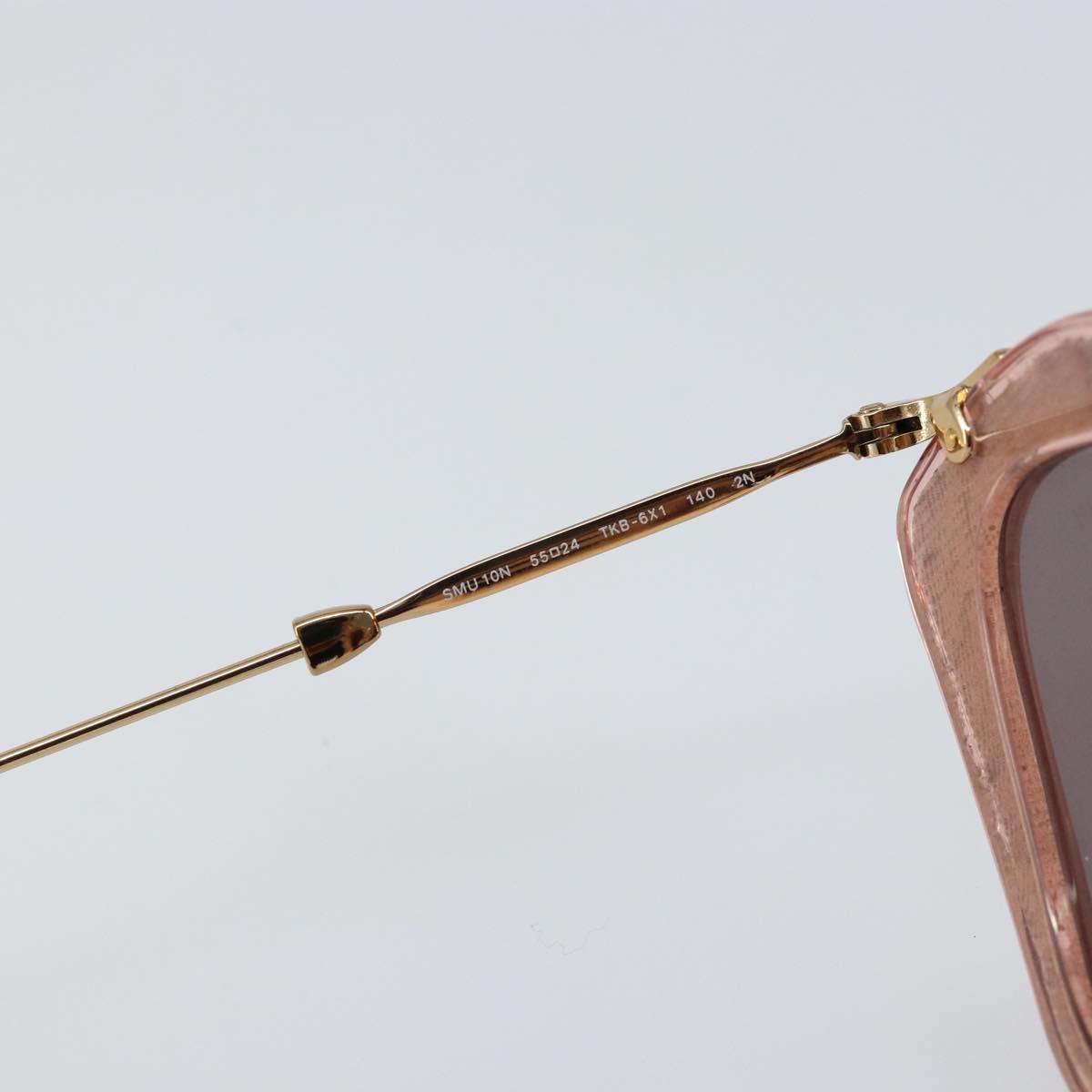 Miu Miu Sunglasses plastic Pink Auth am9253