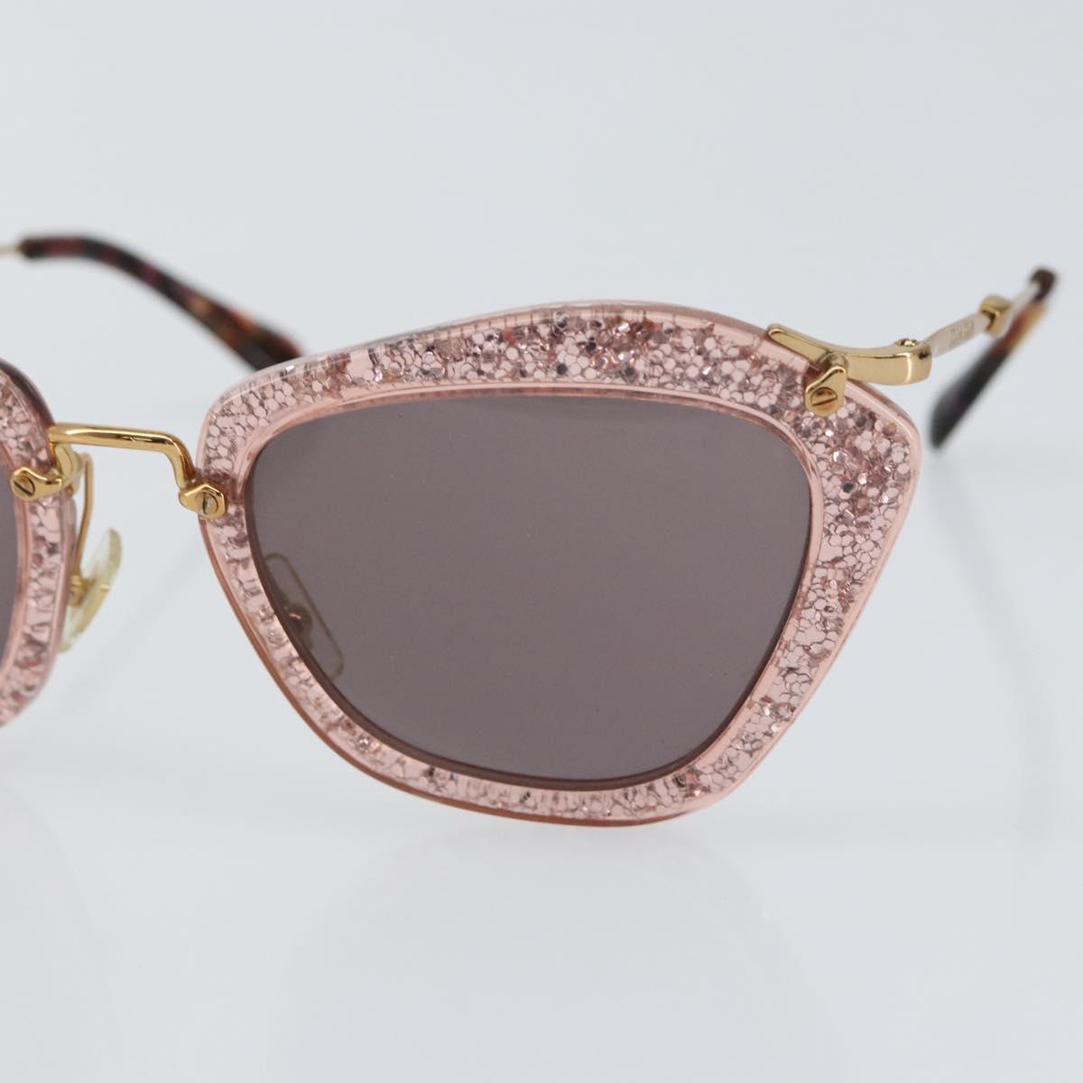 Miu Miu Sunglasses plastic Pink Auth am9253