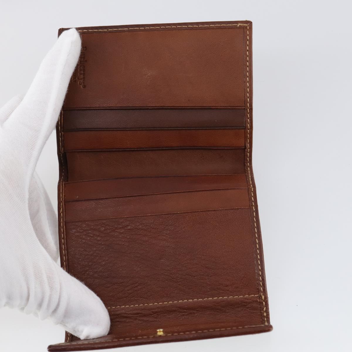 Berluti Burberry Chloe Miu Miu Wallet Leather 5Set Black Brown Auth am9261