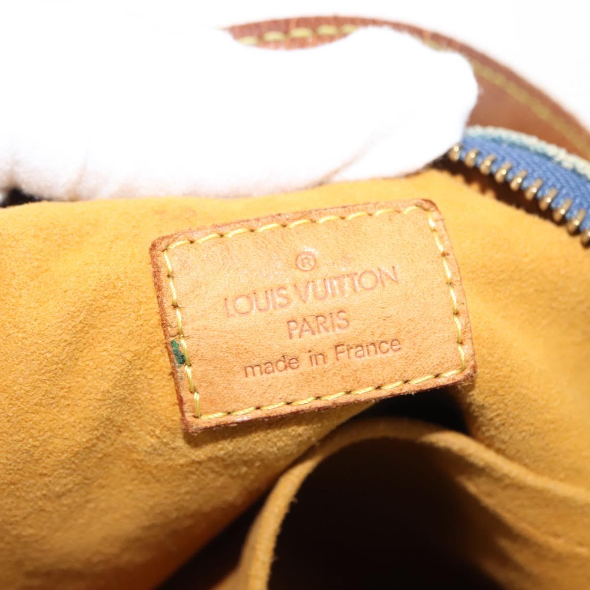 LOUIS VUITTON Monogram Denim Buggy GM Shoulder Bag Blue M95048 LV Auth am9268