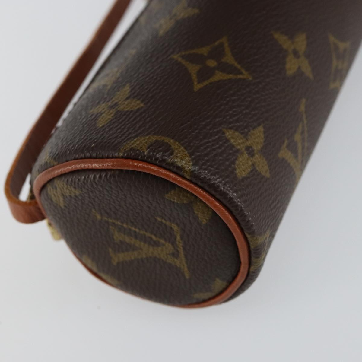 LOUIS VUITTON Monogram Papillon Pouch LV Auth am9270
