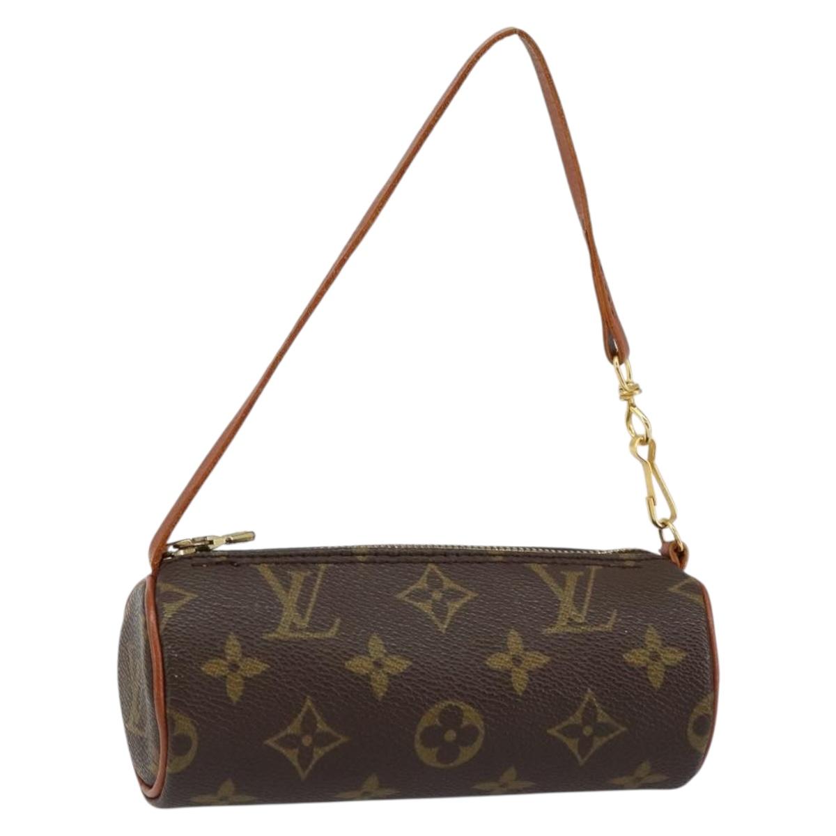 LOUIS VUITTON Monogram Papillon Pouch LV Auth am9270