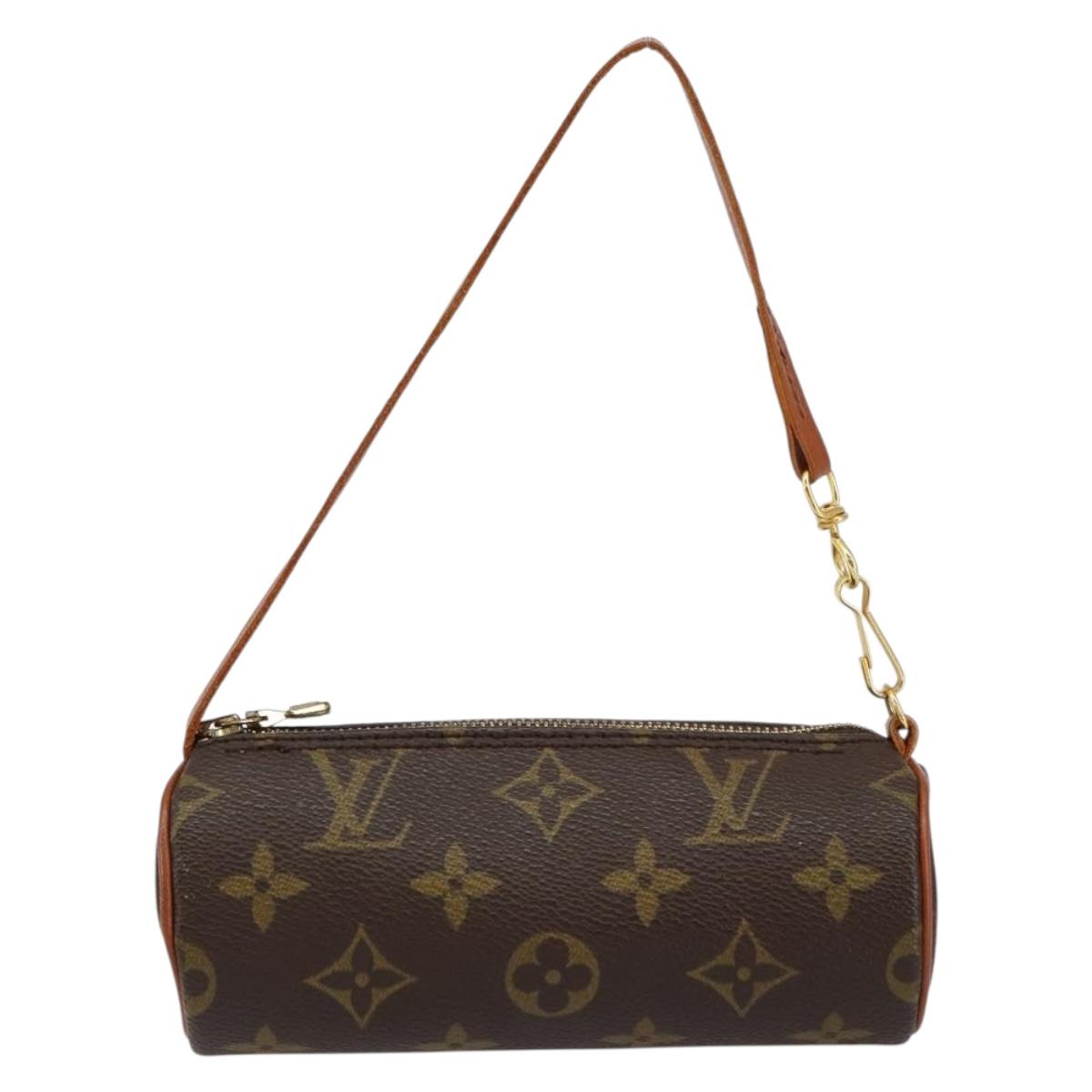 LOUIS VUITTON Monogram Papillon Pouch LV Auth am9270