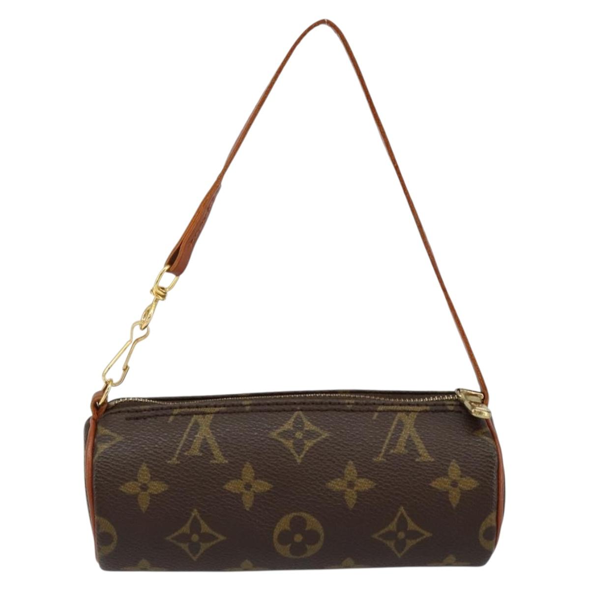 LOUIS VUITTON Monogram Papillon Pouch LV Auth am9270