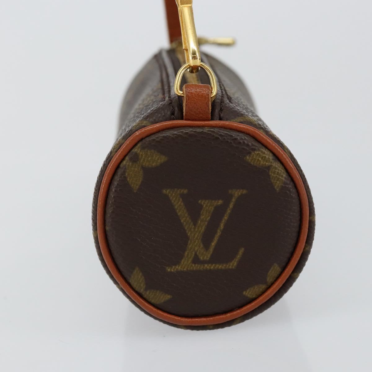 LOUIS VUITTON Monogram Papillon Pouch LV Auth am9270