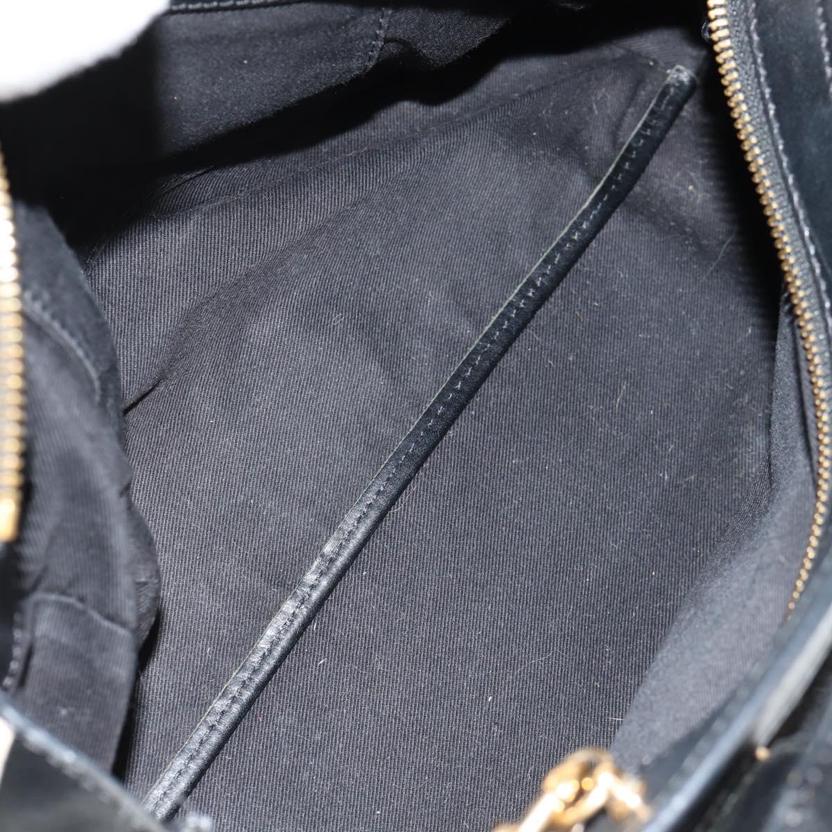 Chloe Little Alice Hand Bag Leather 2way Beige Gold Auth am9275